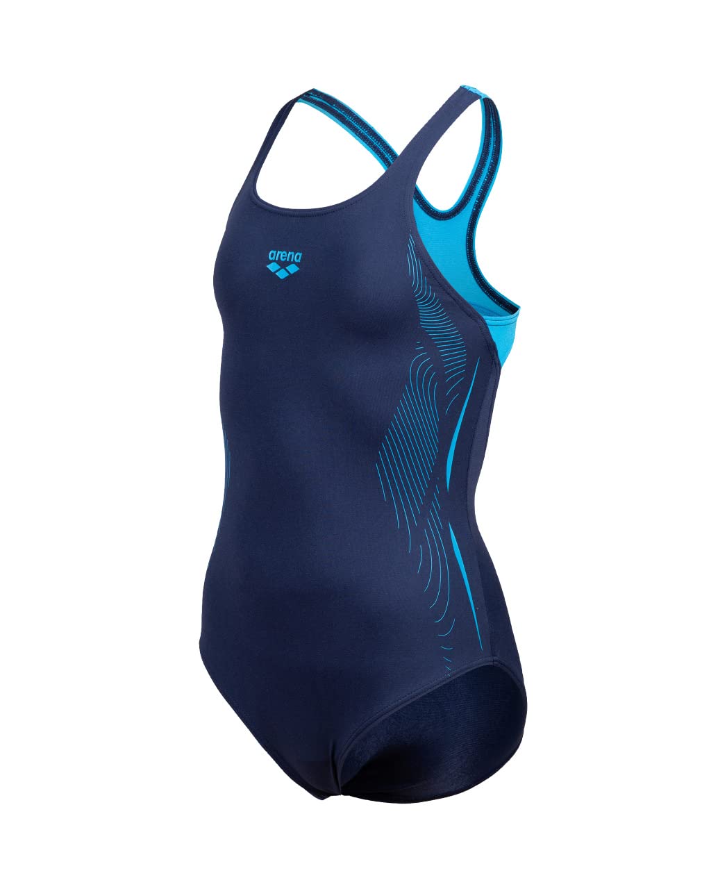 arena-girl-s-swimsuit-swim-pro-back-graphic-one-piece-costume-intero-bambine-e-r image 1