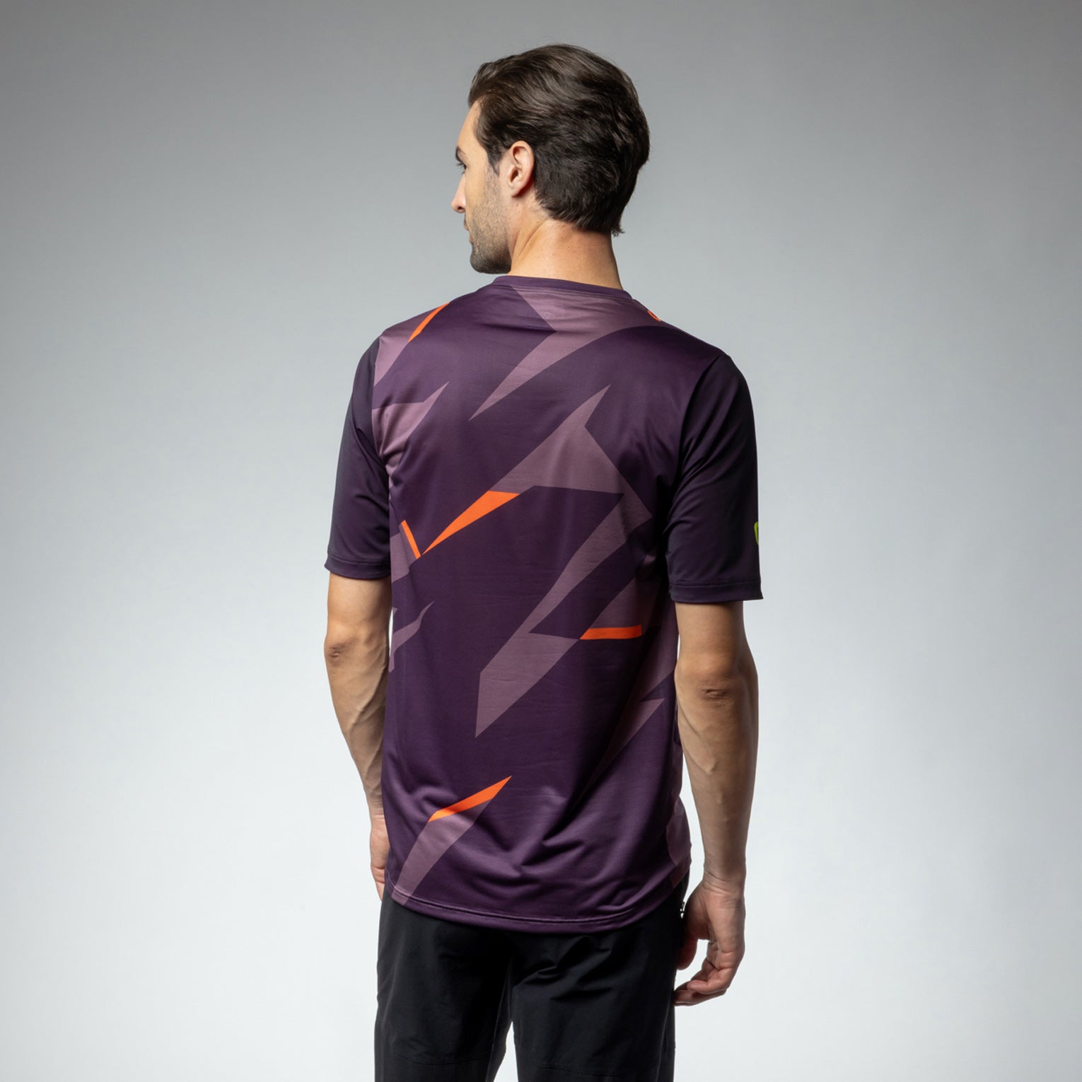 al-cycling-maglia-manica-corta-uomo-omega-jersey-mtb-off-road-in-tessuto-air-dot image 7