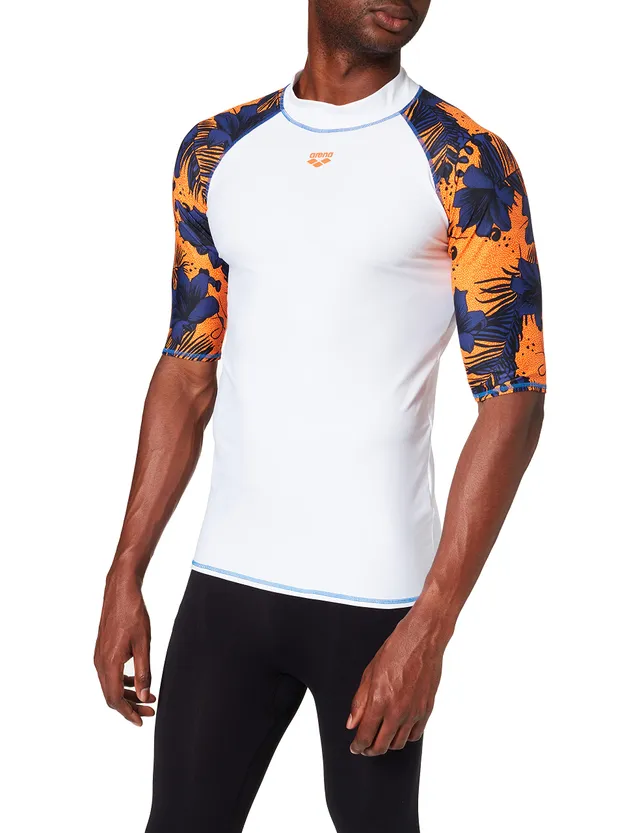 arena-m-rash-vest-s-s-allover-maglia-a-maniche-corte-da-uomo-protezione-uv image 1