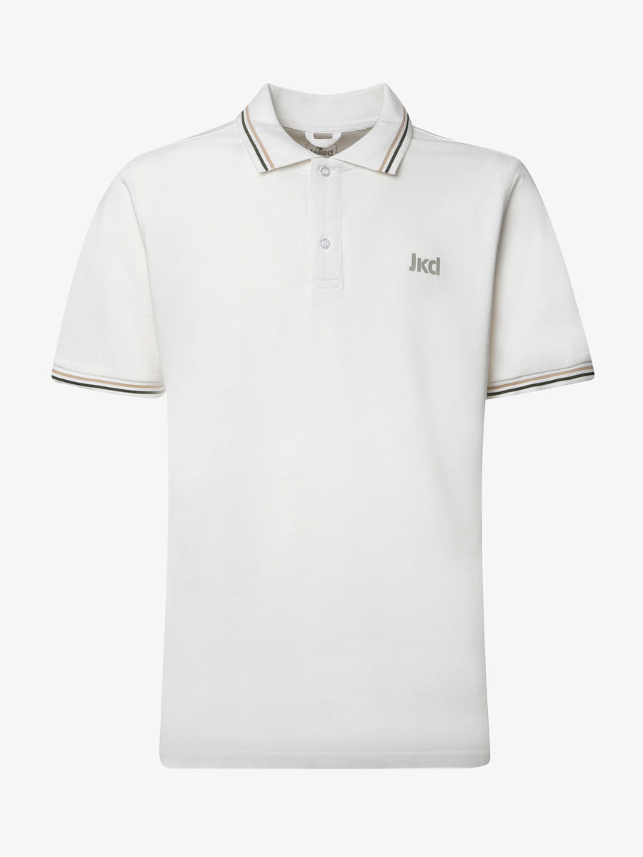 polo-uomo-jaked-logo-20-in-piquet-di-cotone-con-bottoni-vestibilit-regular image 2