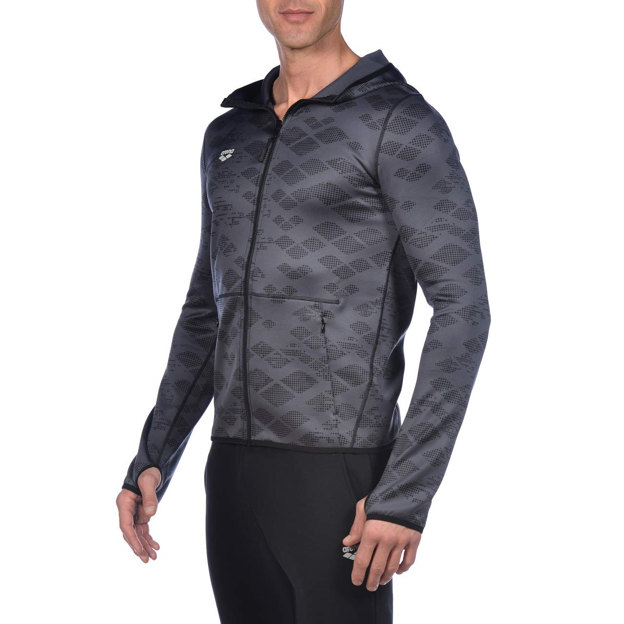 arena-m-spacer-giacca-reversibile-con-cappuccio-da-uomo image 3