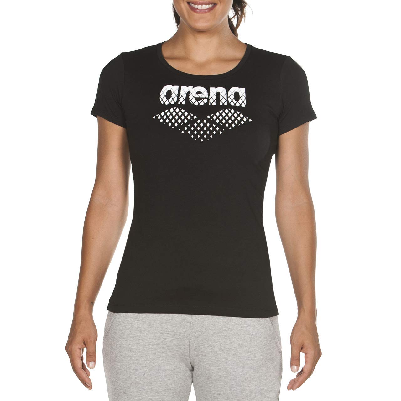 arena-w-essential-big-logo-t-shirt-donna image 1