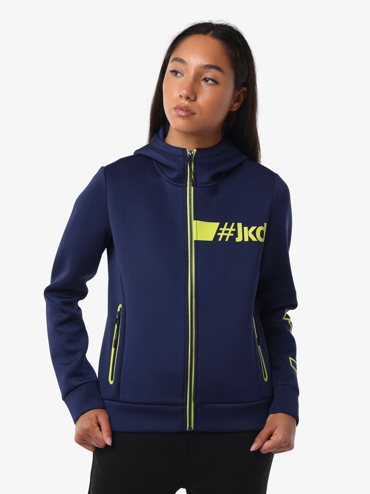 jaked-felpa-full-zip-con-cappuccio-sideralis-evo-felpa-donna-in-neoprene image 7