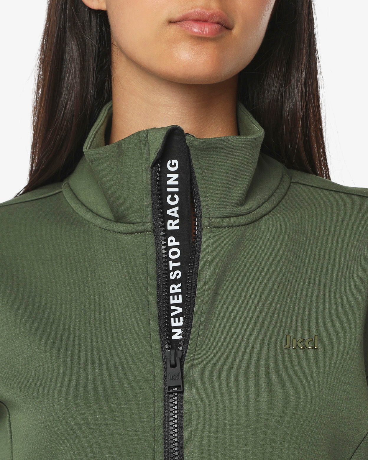 jaked-felpa-full-zip-ice-cot-felpa-donna-con-zip-e-collo-alto-in-tessuto-tecnico image 5