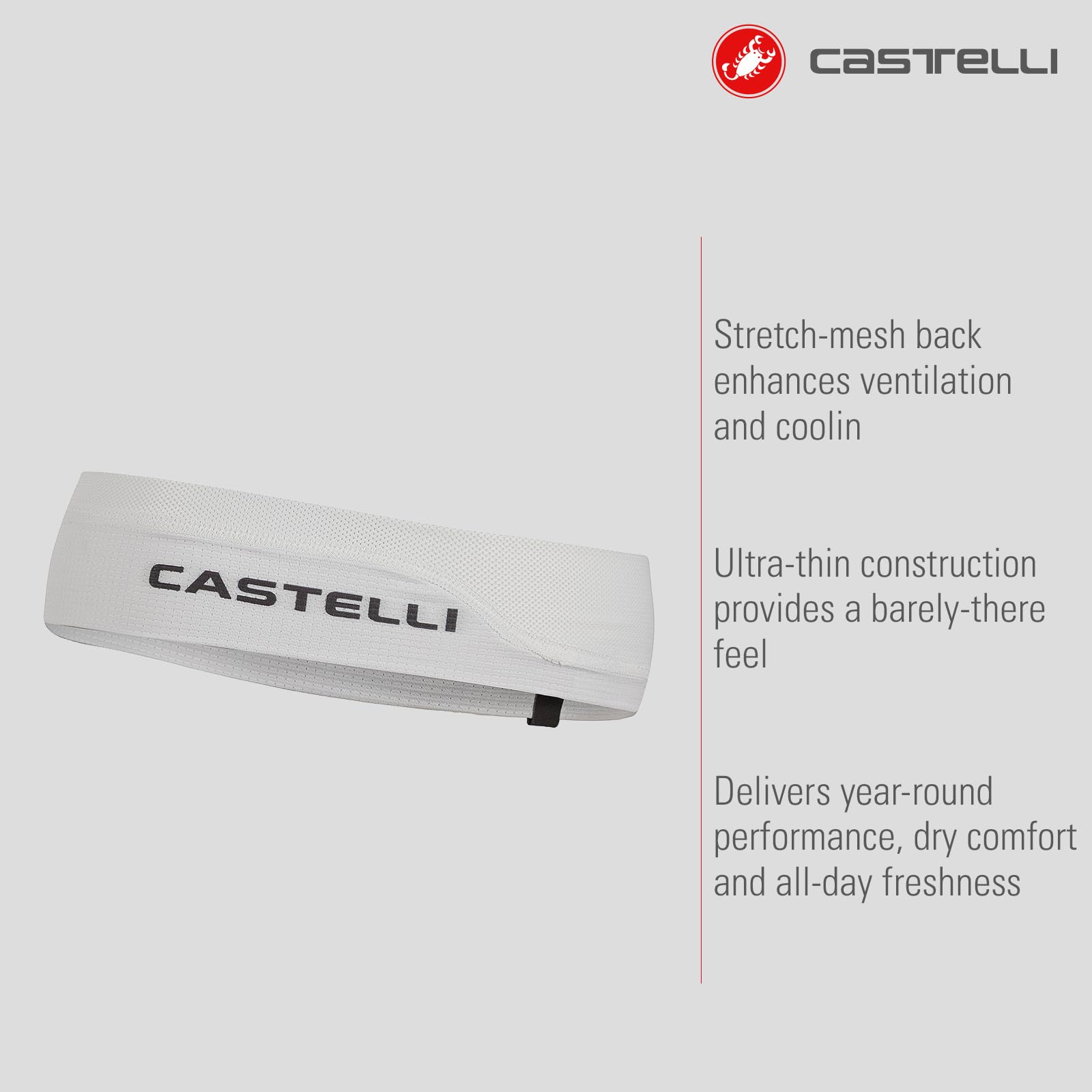 castelli-summer-headband-fascia-traspirante-da-ciclismo image 2