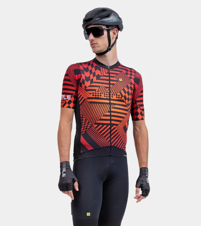 al-cycling-maglia-manica-corta-uomo-checker image 1