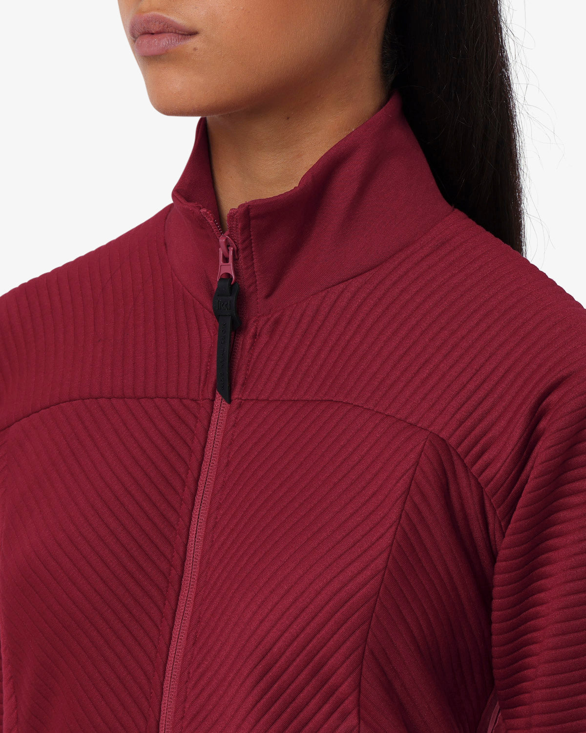 jaked-felpa-volume-con-zip-e-colletto-felpa-donna-con-tasche-laterali image 4