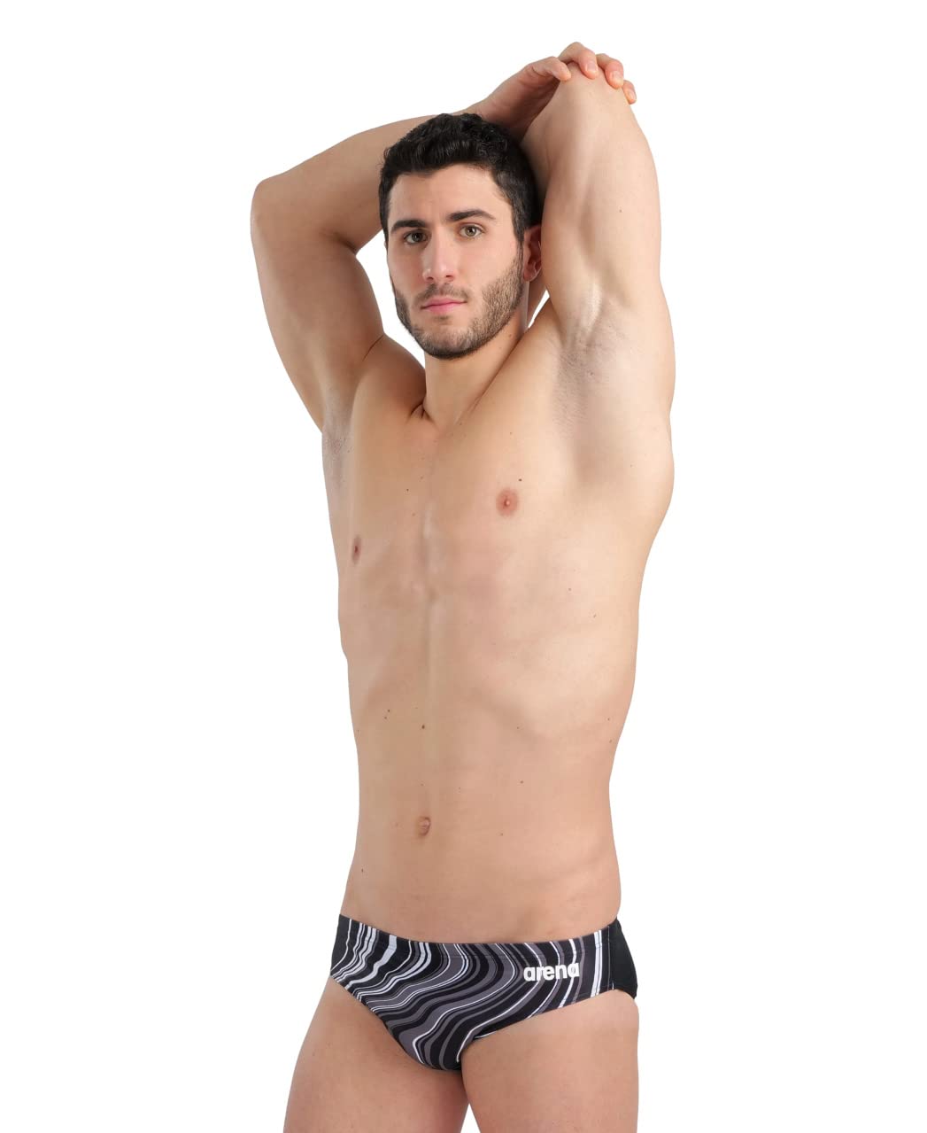 arena-costume-da-bagno-uomo-marbled-costume-intero-performance image 1
