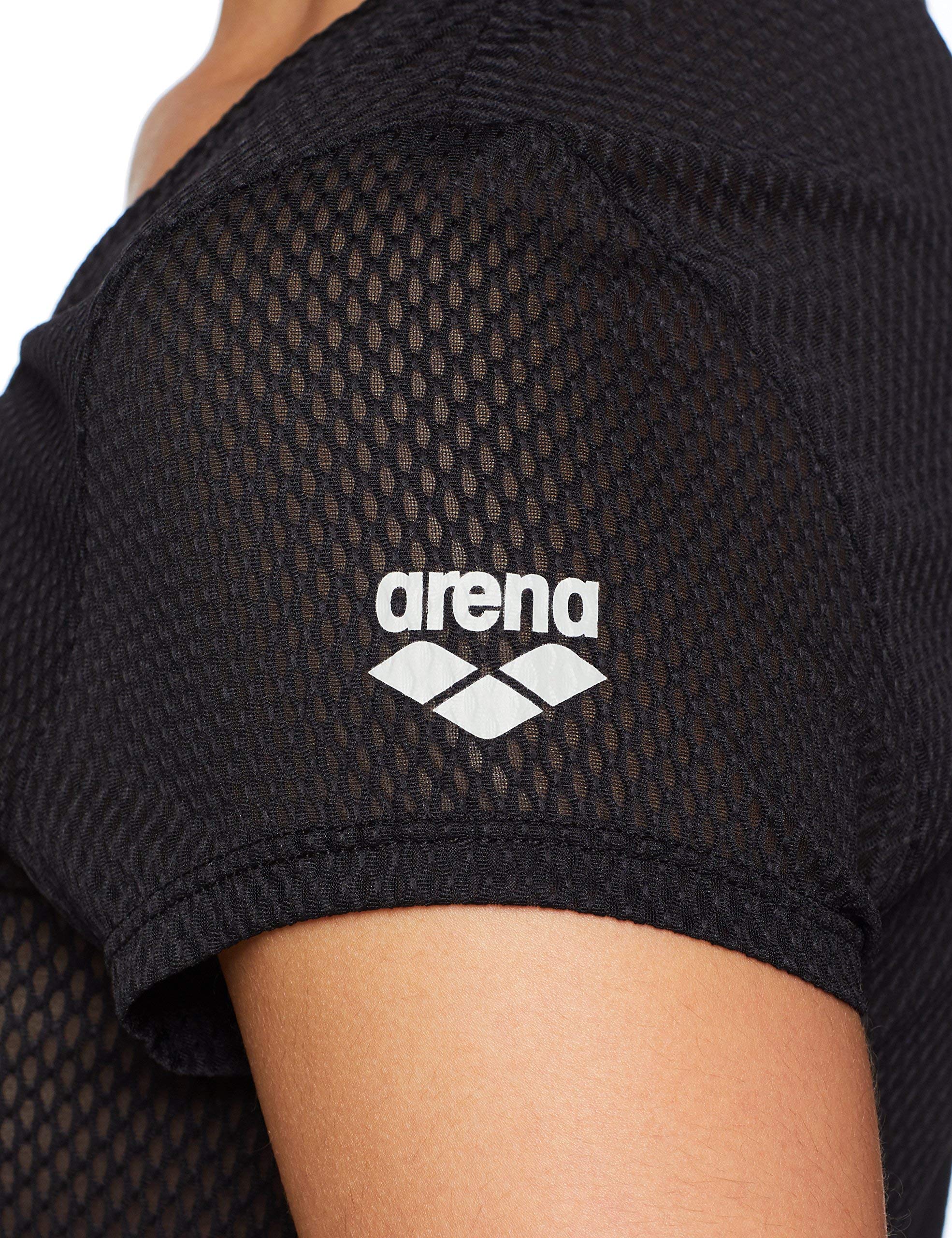 arena-w-gym-s-s-mesh-solid-maglia-donna-maniche-corte image 3