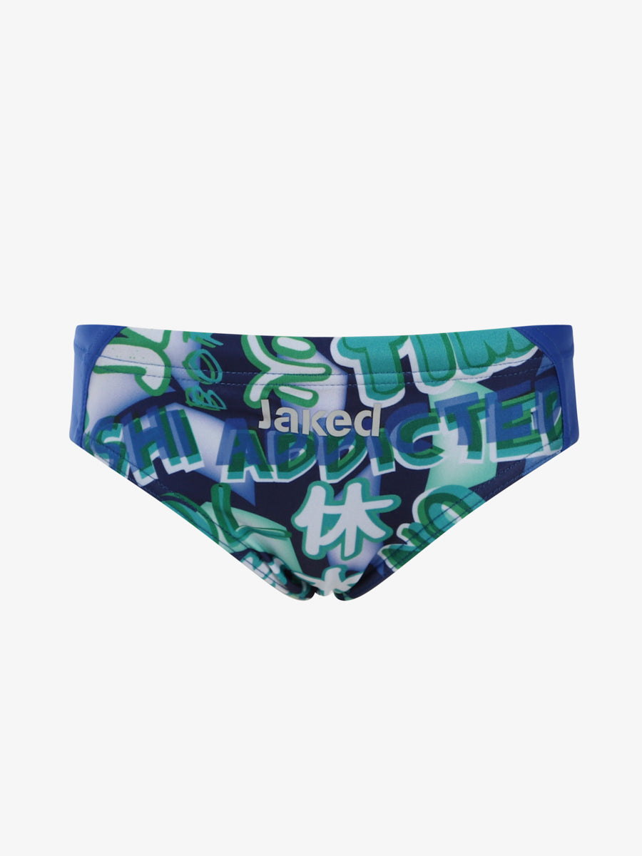 costume-da-piscina-jaked-manga-per-bambini-costume-intero-idrodinamico-con-grafi image 2
