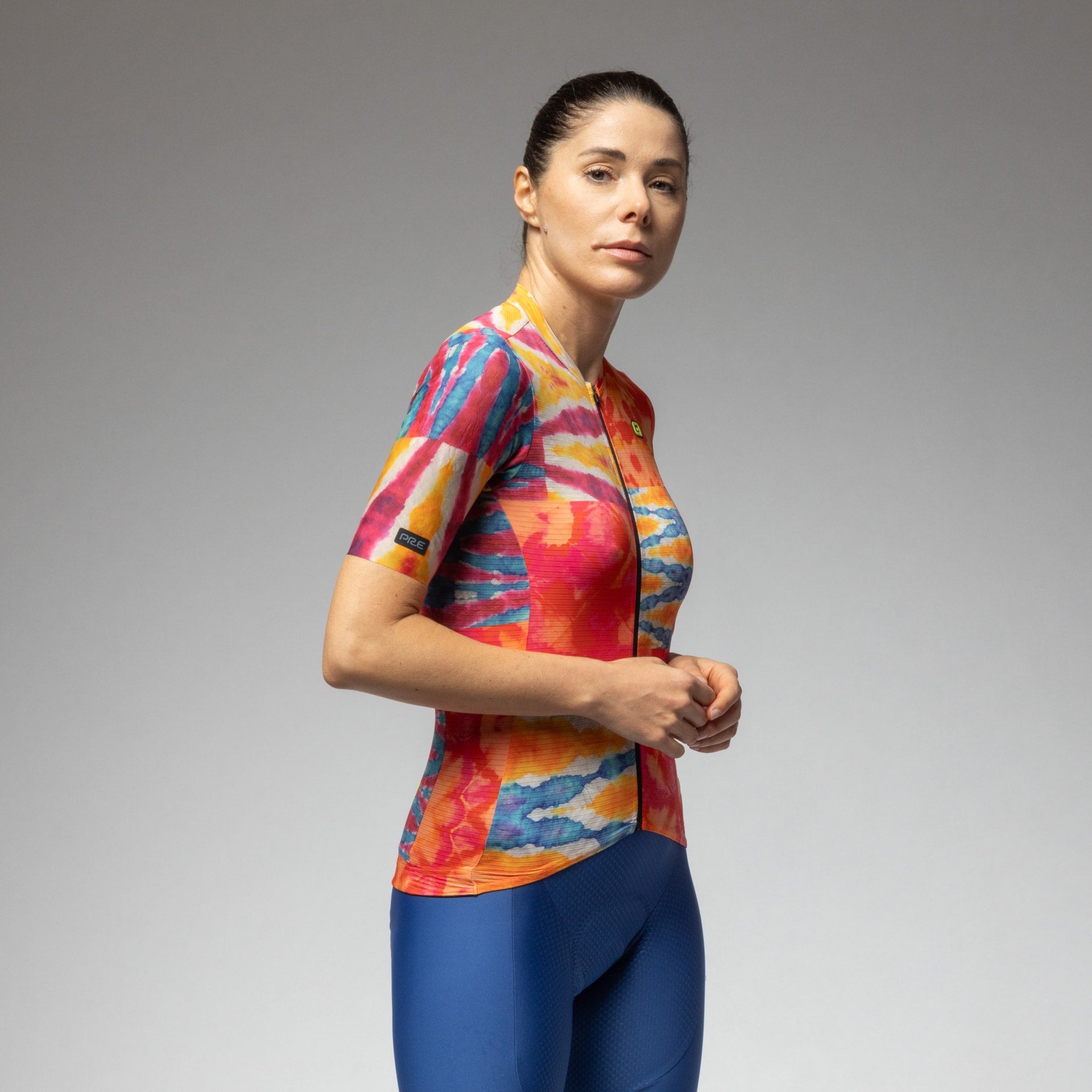 al-cycling-maglia-manica-corta-donna-clorofilla-maglia-ciclismo-estiva-body-mapp image 1