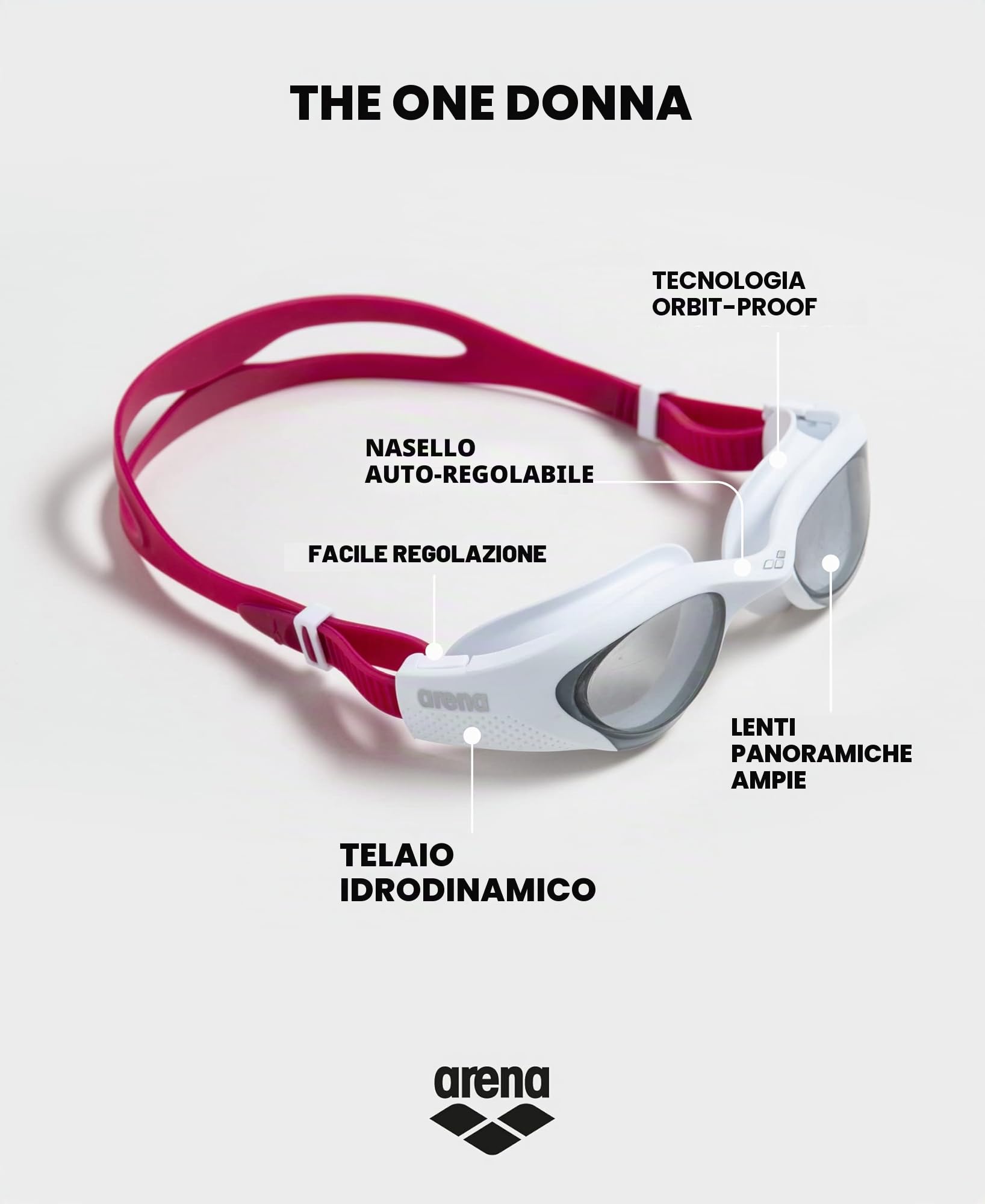 arena-the-one-woman-occhialini-da-nuoto-donna image 3