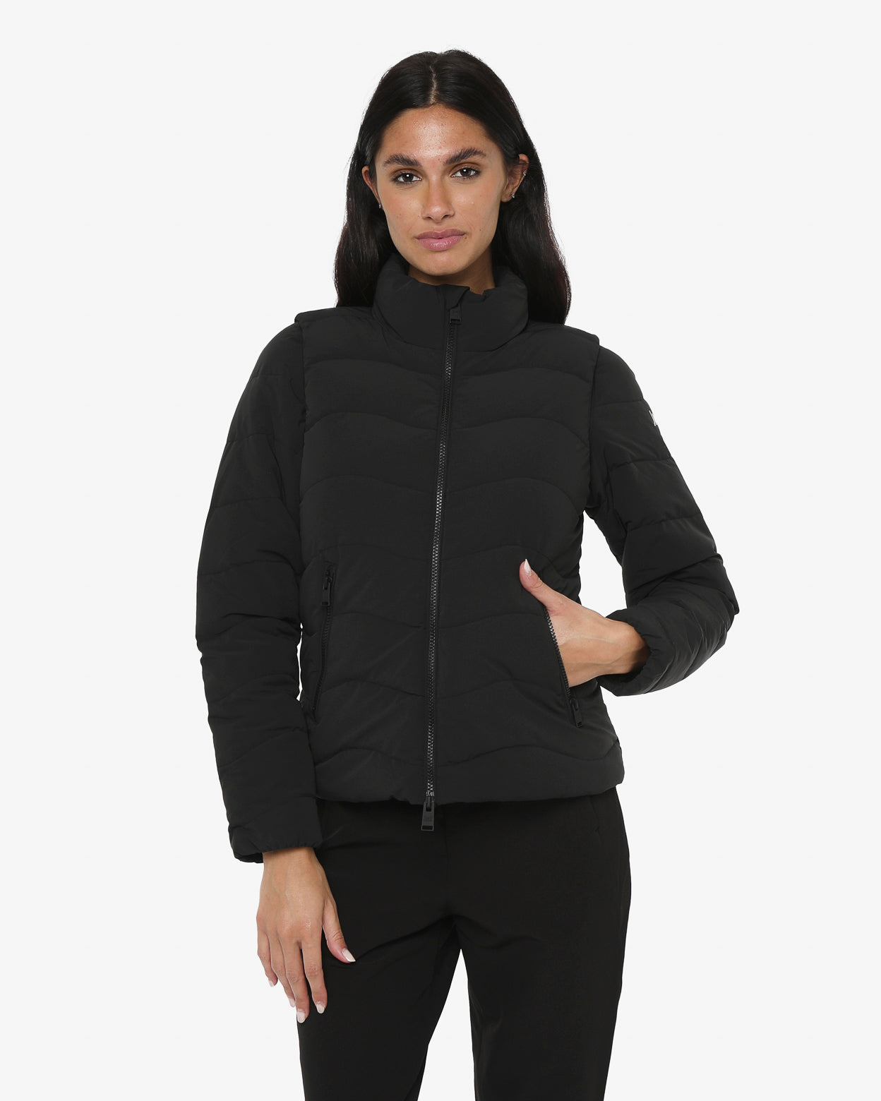 jaked-giubbotto-j-urban-giacca-donna-idrorepellente-con-maniche-staccabili image 1