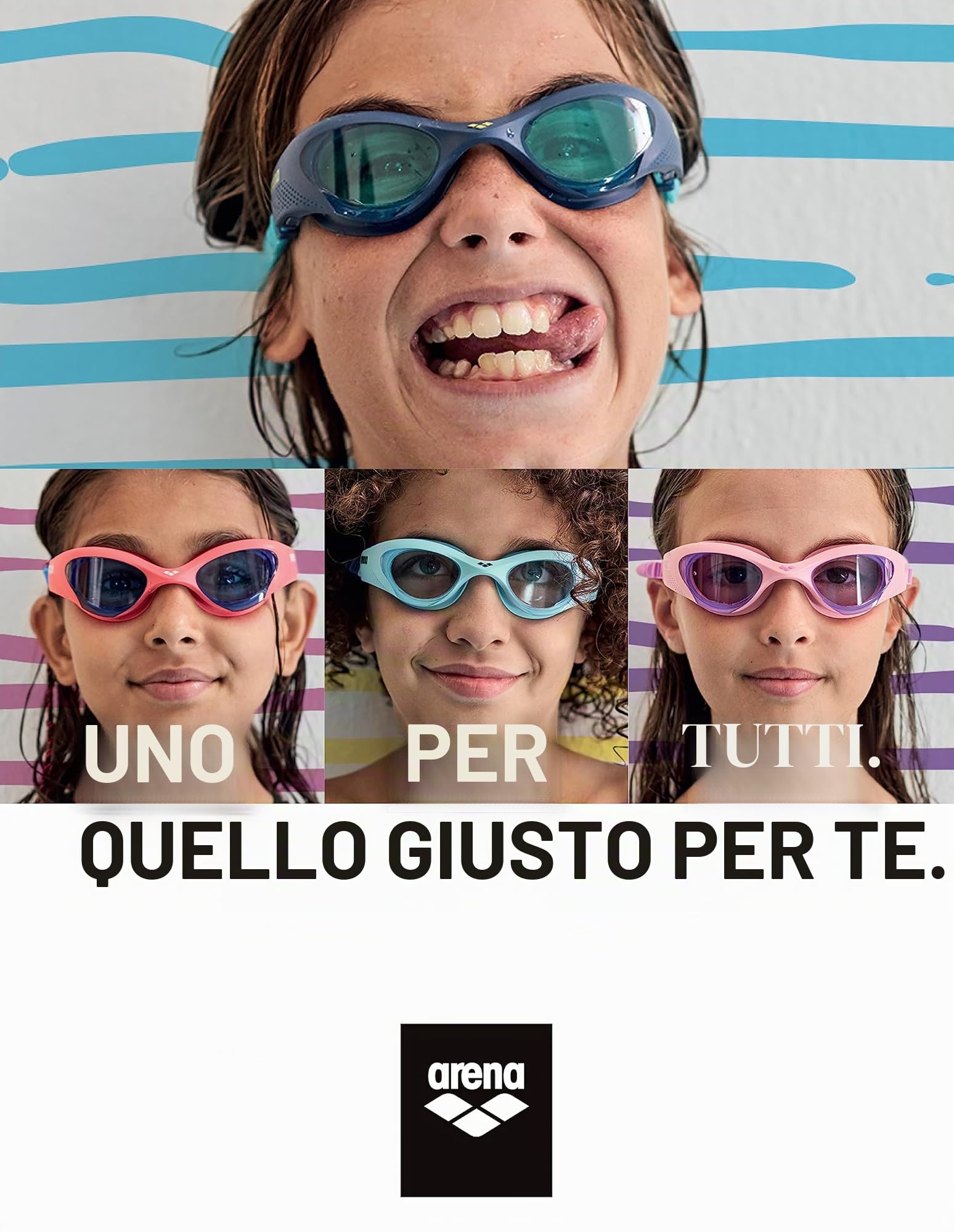 arena-the-one-junior-occhialini-nuoto-per-bambini-6-12-anni image 6