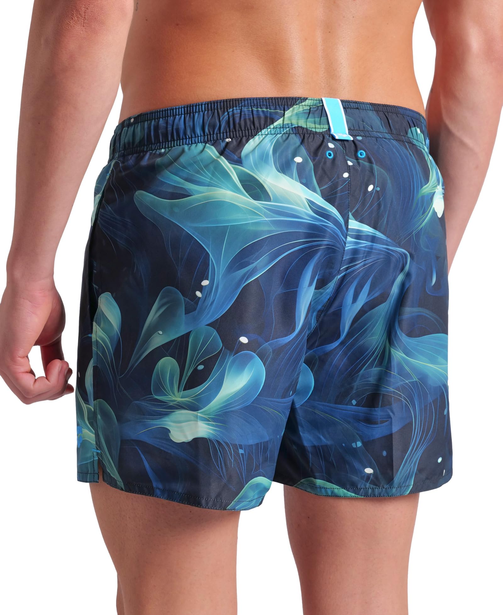 arena-water-prints-beach-short-ao-uomo-pantaloncino-da-mare-con-stampa-allover-t image 5