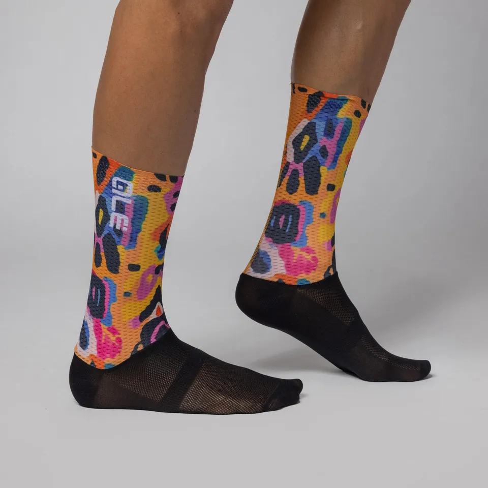 al-cycling-calze-unisex-tribal-in-tessuto-aero-cell-calze-ciclismo-aerodinamiche image 1