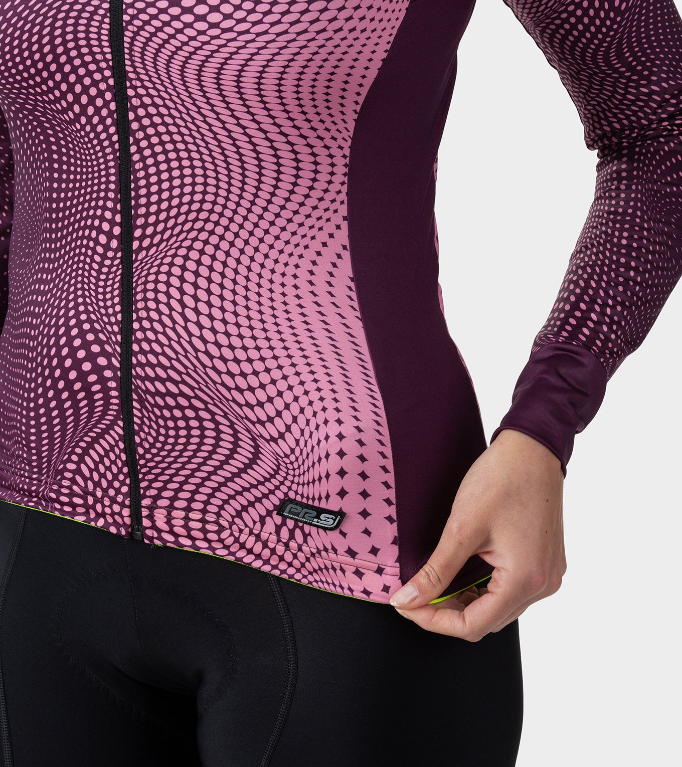 al-cycling-circus-maglia-manica-lunga-donna-maglia-ergonomica-per-climi-medi image 5