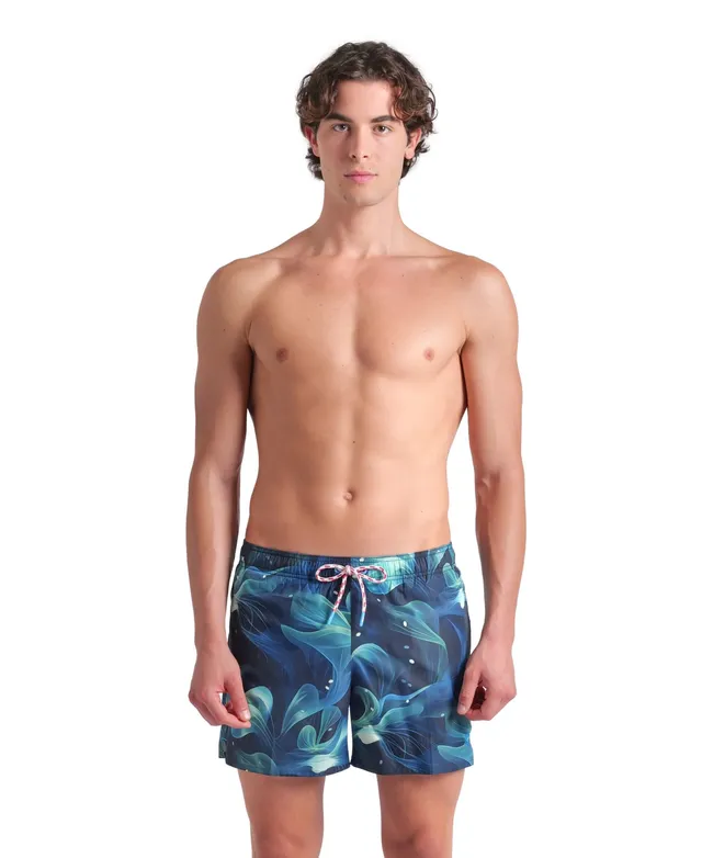 arena-water-prints-beach-short-ao-uomo-pantaloncino-da-mare-con-stampa-allover-t image 1