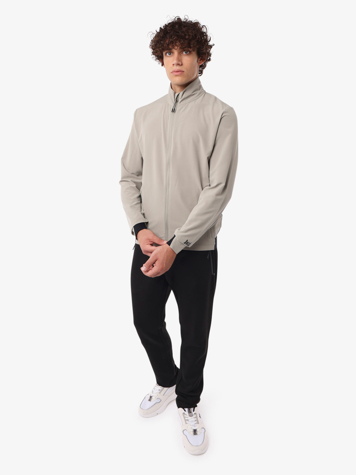 jaked-pantalone-felpa-sportswear-match-pantaloni-uomo-in-tessuto-effetto-neopren image 8