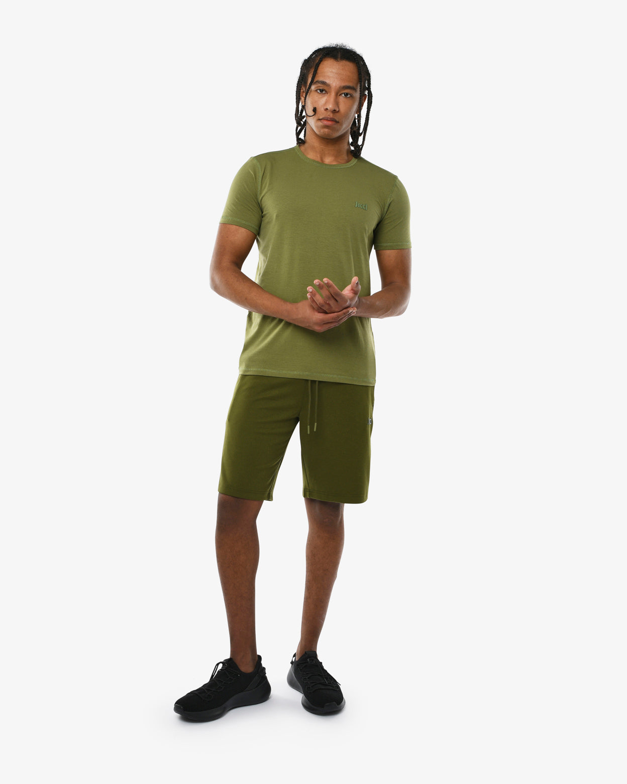 shorts-jaked-reset-bermuda-in-felpa-taglio-dritto-coulisse-uomo image 4