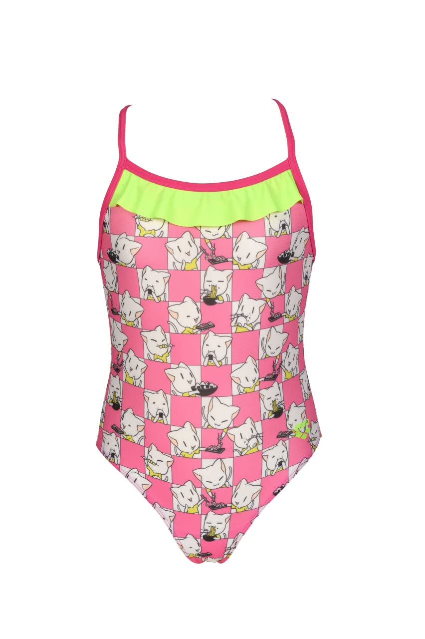 arena-kids-girl-s-arena-friends-swimsuit-cross-back-costume-intero-bambine-e-rag image 3