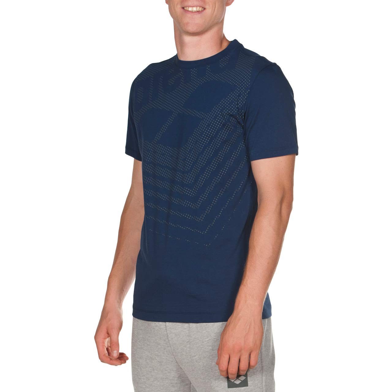 arena-m-essential-bilogo-s-s-maglia-casual-uomo-3 image 2