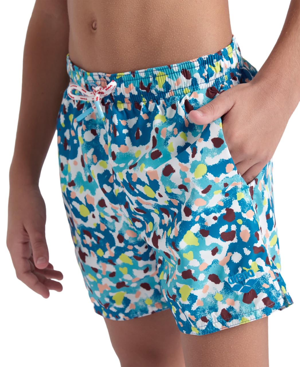 arena-water-prints-beach-boxer-bambino-pantaloncino-da-spiaggia-con-stampa-grafi image 2