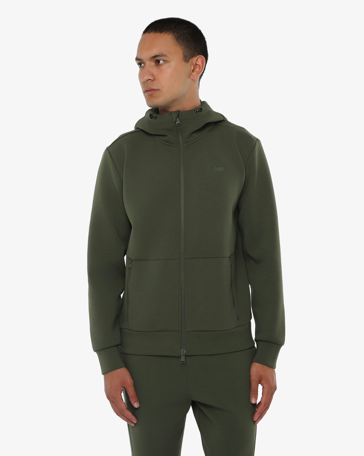 jaked-felpa-full-zip-cappuccio-armor-felpa-uomo-con-zip-e-cappuccio-regolabile image 1