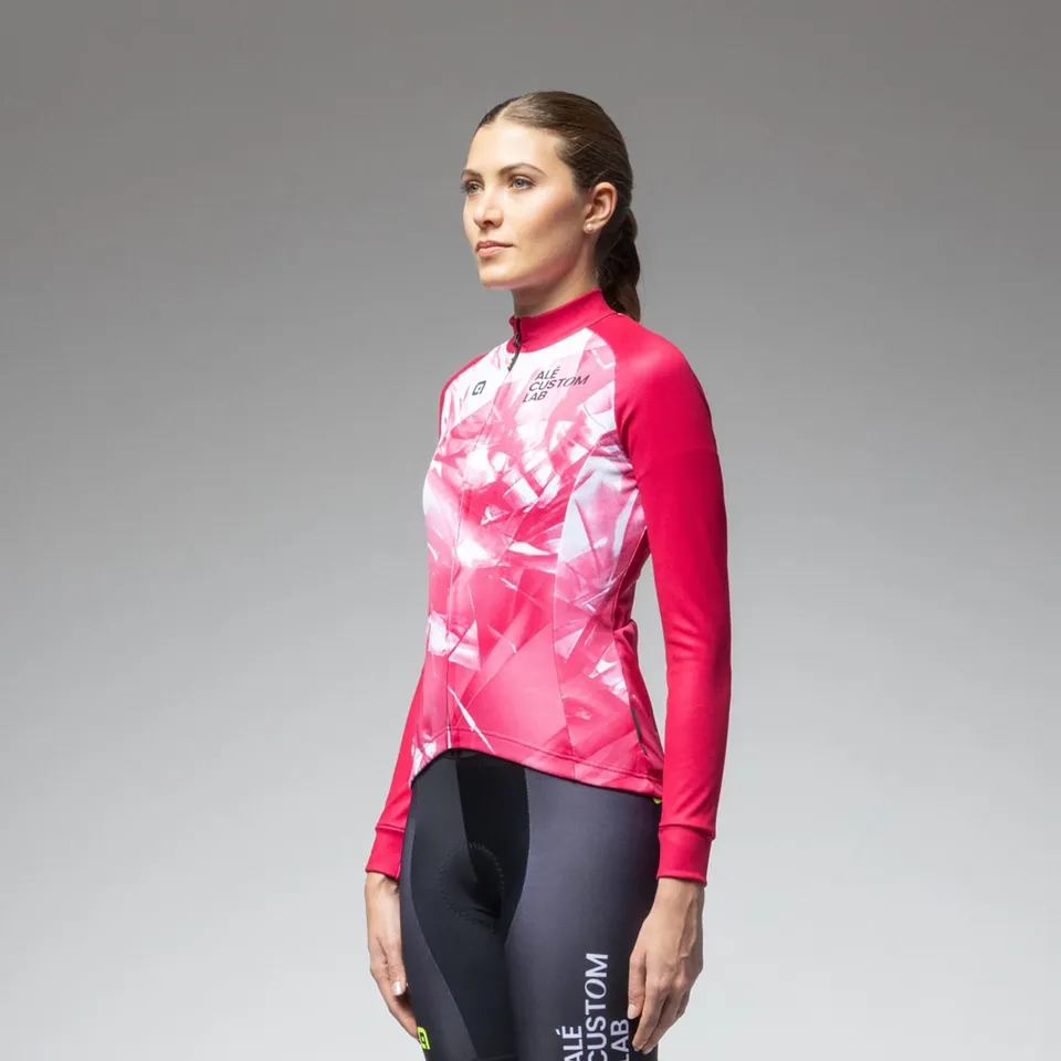 al-cycling-maglia-manica-lunga-donna-thermal-piquet-200-jersey-ciclismo-invernal image 1