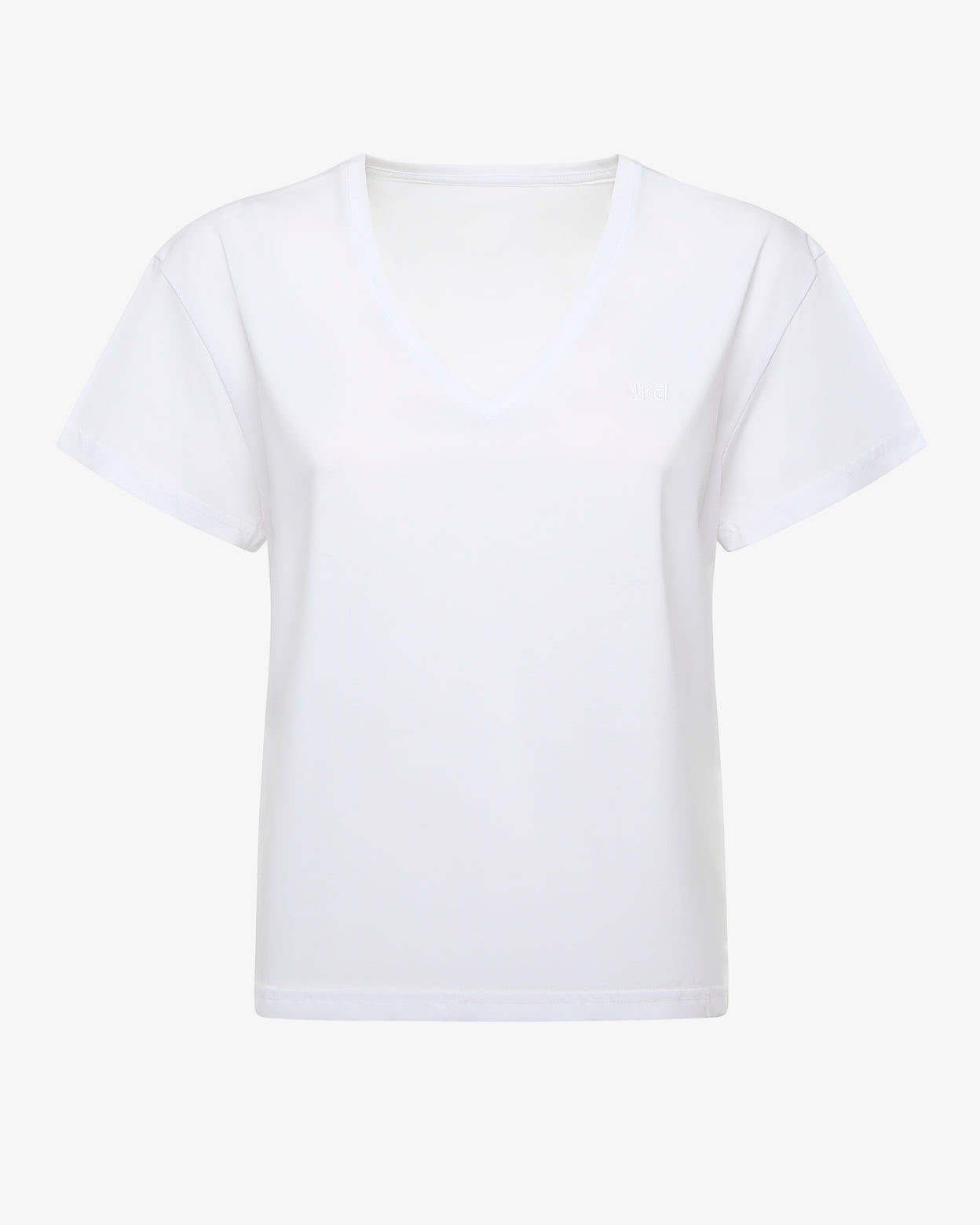 t-shirt-scollo-v-sunny-jaked-in-cotone-per-donna image 8