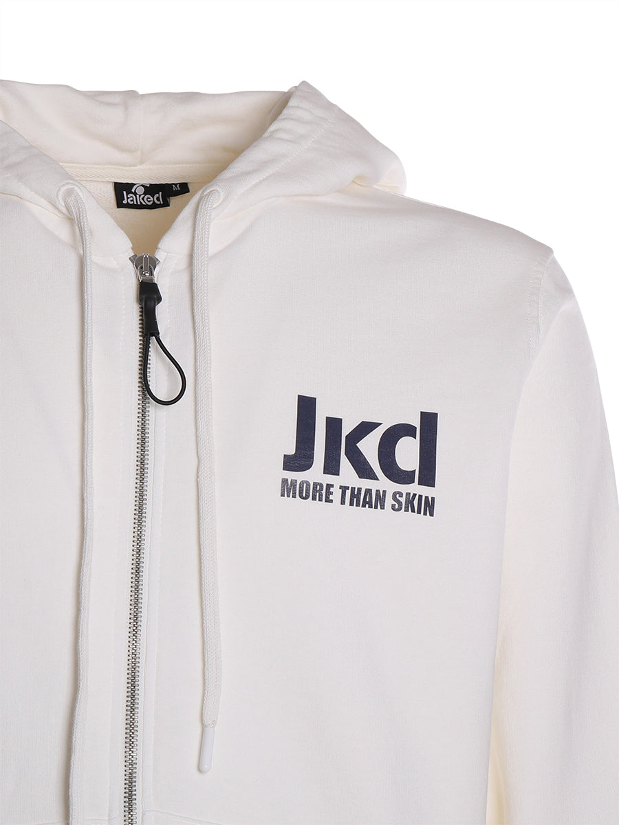 jaked-felpa-logo-22-con-zip-e-cappuccio-uomo image 3