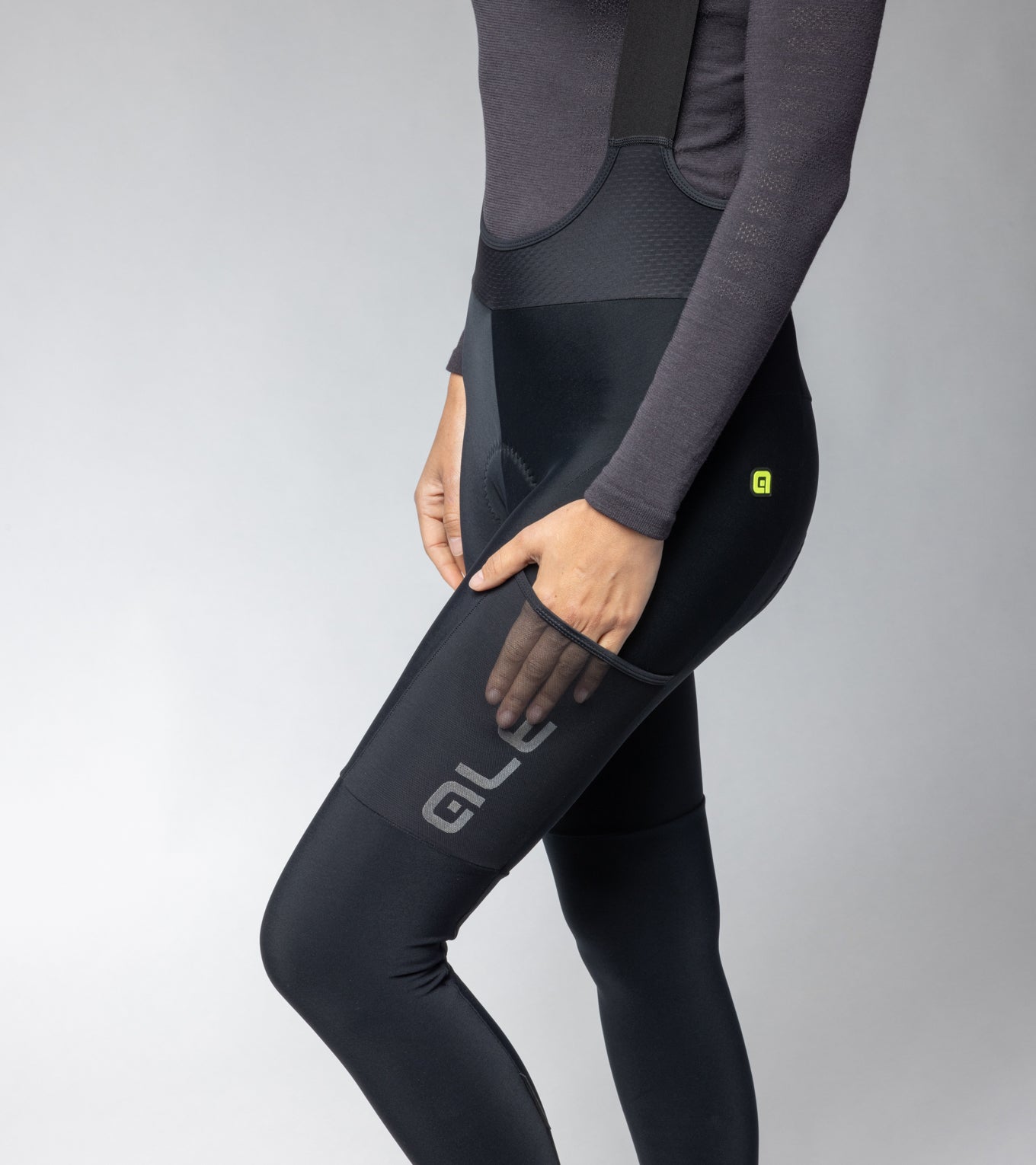 al-cycling-calzamaglia-con-bretelle-donna-stones-cargo-termica-invernale image 3