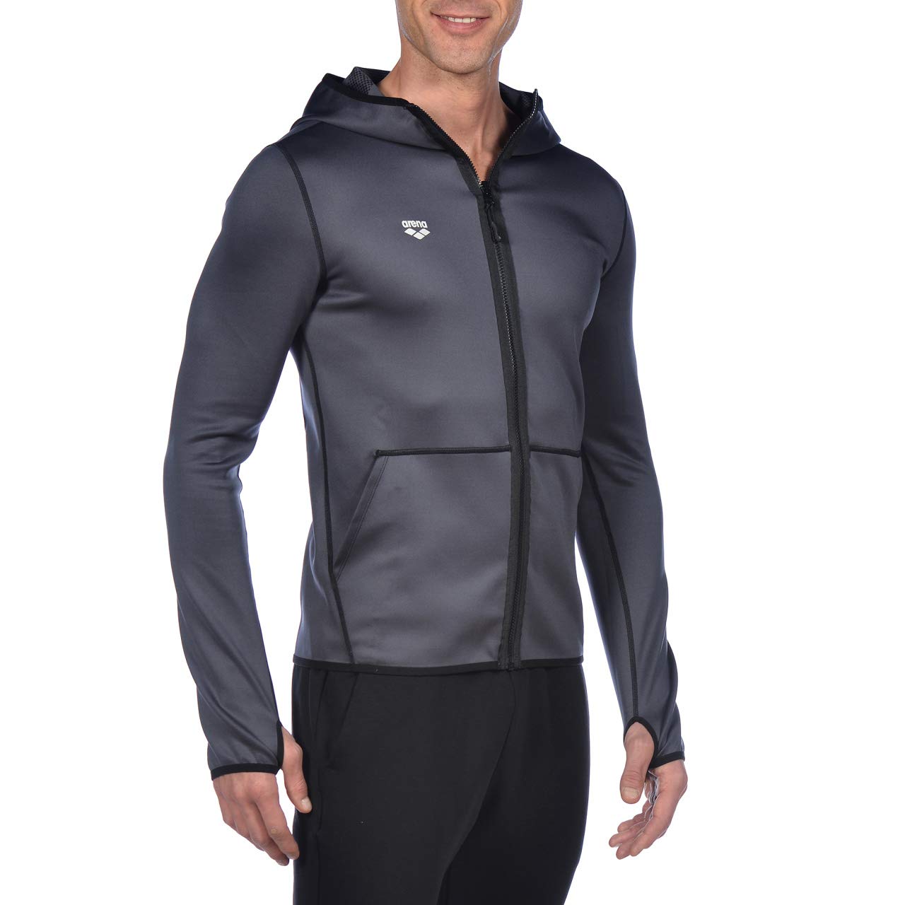 arena-m-spacer-giacca-reversibile-con-cappuccio-da-uomo image 4