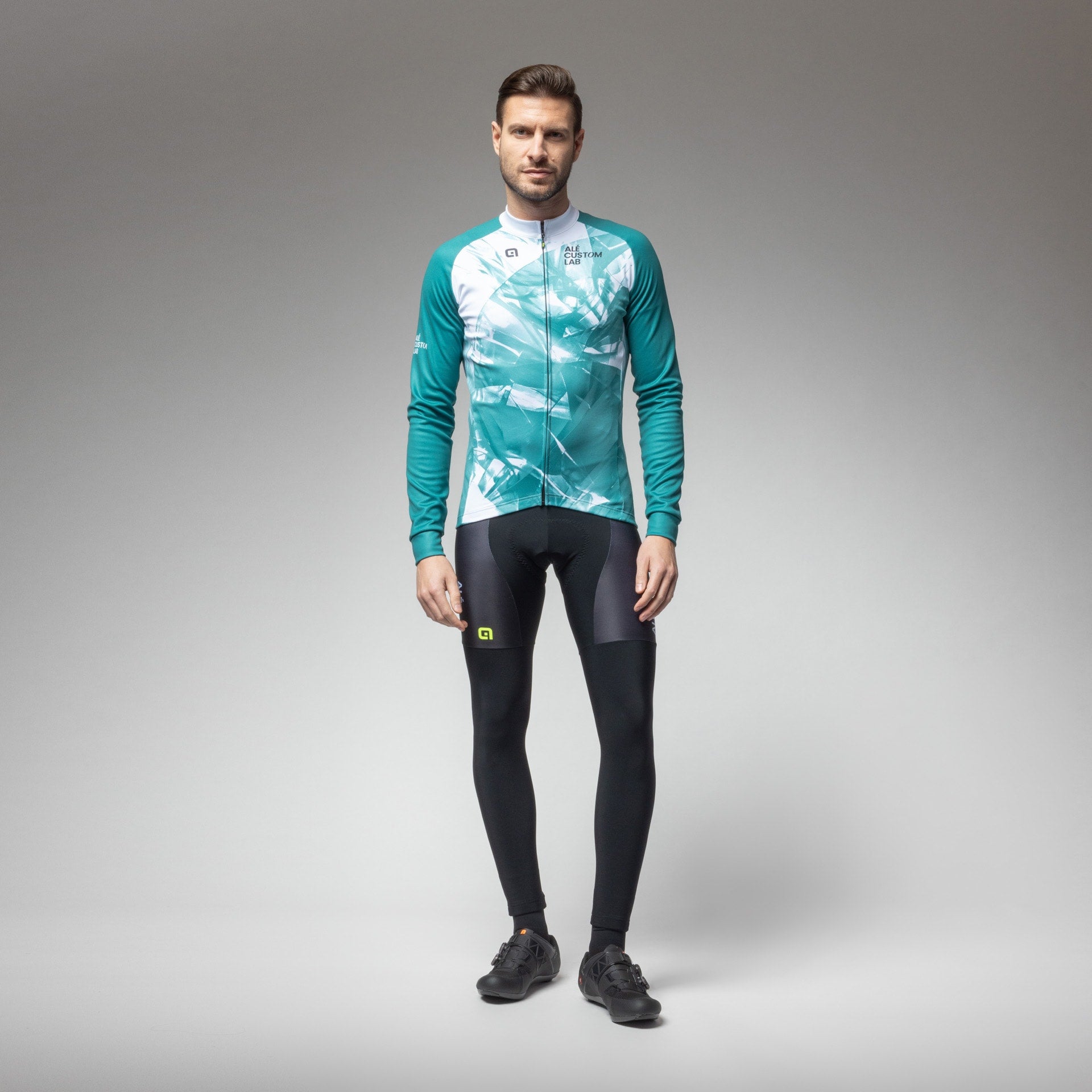 al-cycling-maglia-manica-lunga-uomo-thermo-piquet-200-ciclismo-invernale image 2