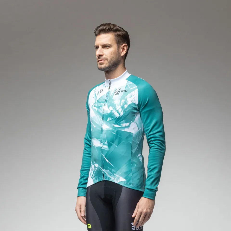 al-cycling-maglia-manica-lunga-uomo-thermo-piquet-200-ciclismo-invernale image 1