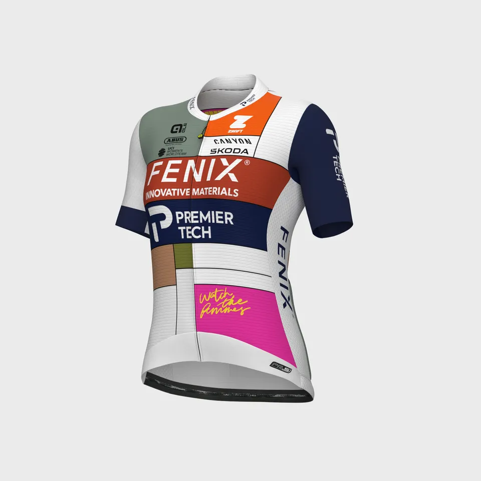 al-cycling-maglia-manica-corta-donna-fenix-premier-tech-tdf-linea-prs-1000 image 1