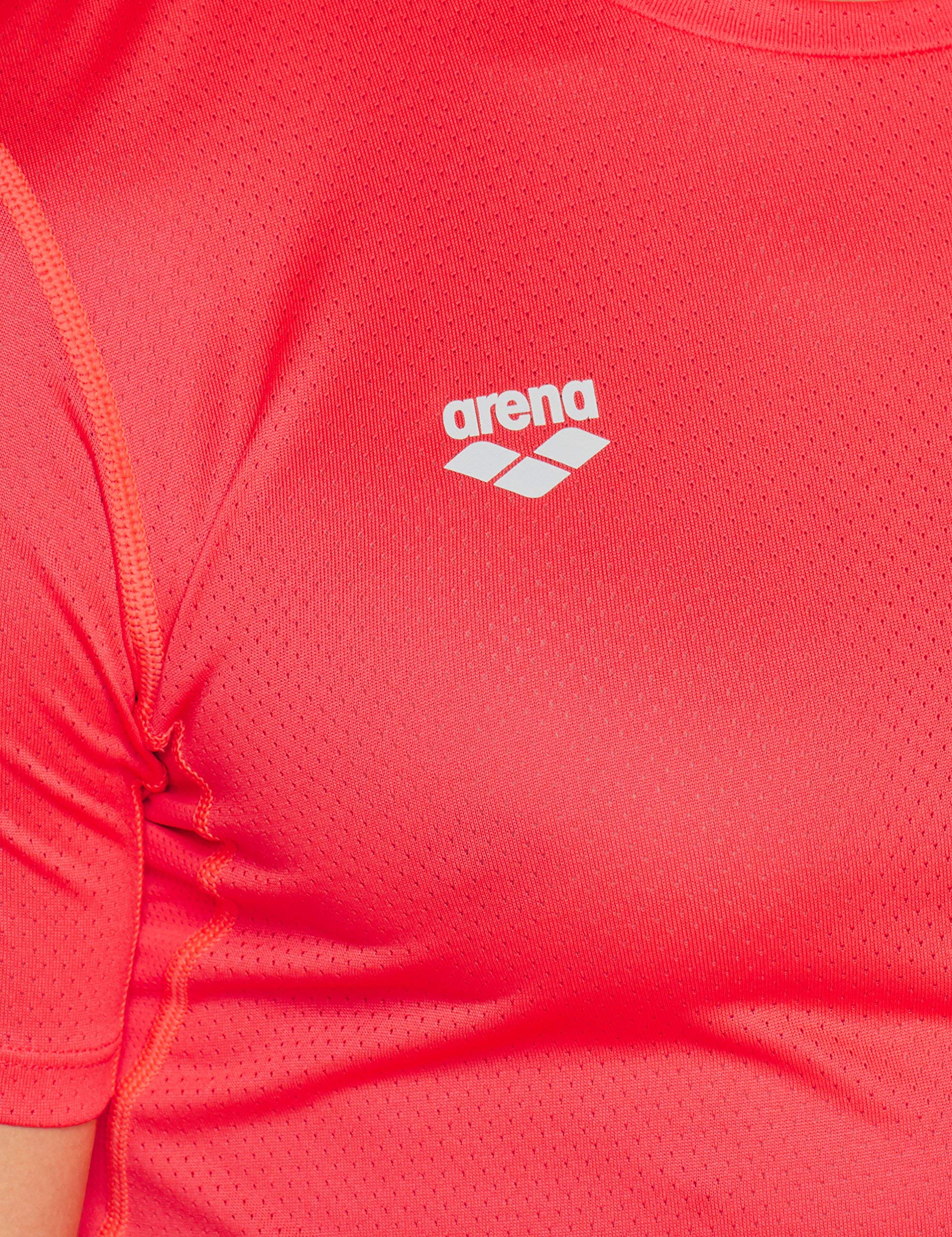 arena-run-maglia-a-maniche-corte-in-mesh-uomo-t-shirt-sportiva-traspirante image 3