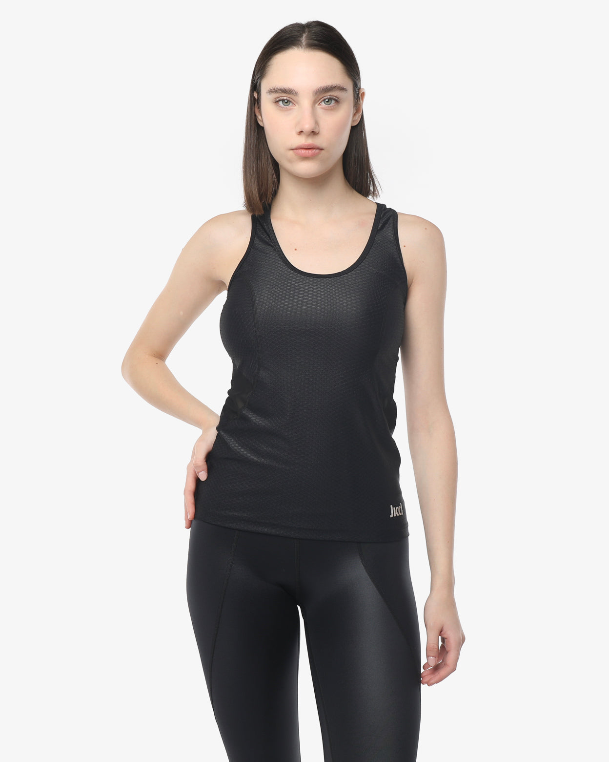 canotta-jaked-snake-20-donna-poliestere-elasticizzato-inserto-in-tulle-effetto-s image 2