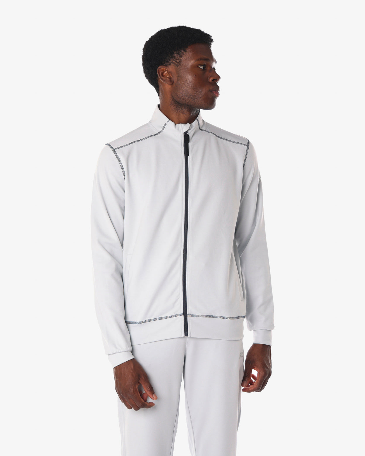 jaked-felpa-reset-felpa-con-zip-e-colletto-uomo image 1