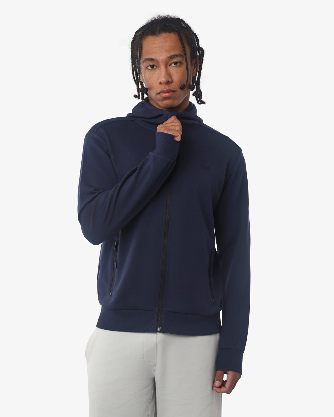 jaked-felpa-full-zip-cappuccio-kotton-mix-felpa-uomo-in-cotone-con-inserti-in-re image 7