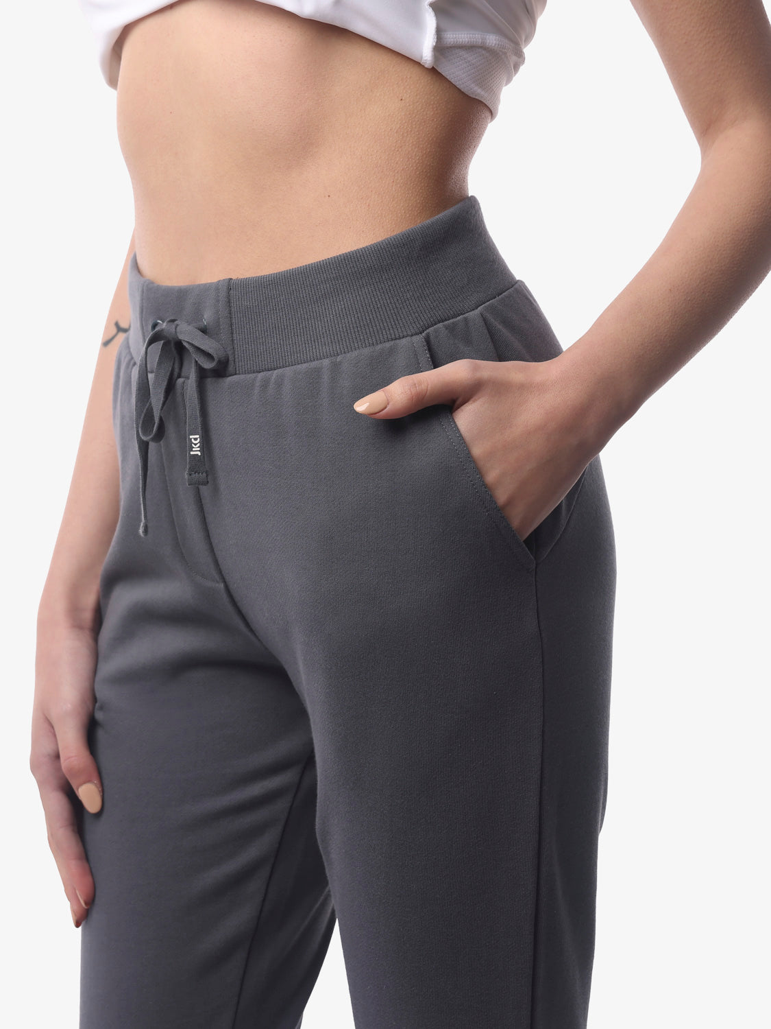 jaked-pantalone-felpa-sportswear-kotton-mix-donna-pantaloni-lunghi-in-cotone-per image 4