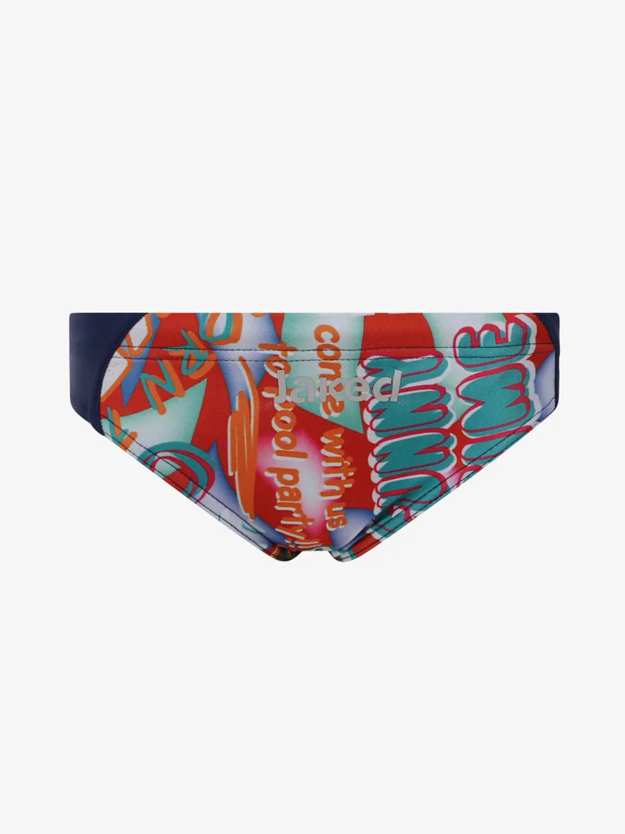 costume-da-piscina-jaked-manga-per-bambini-costume-intero-idrodinamico-con-grafi image 1