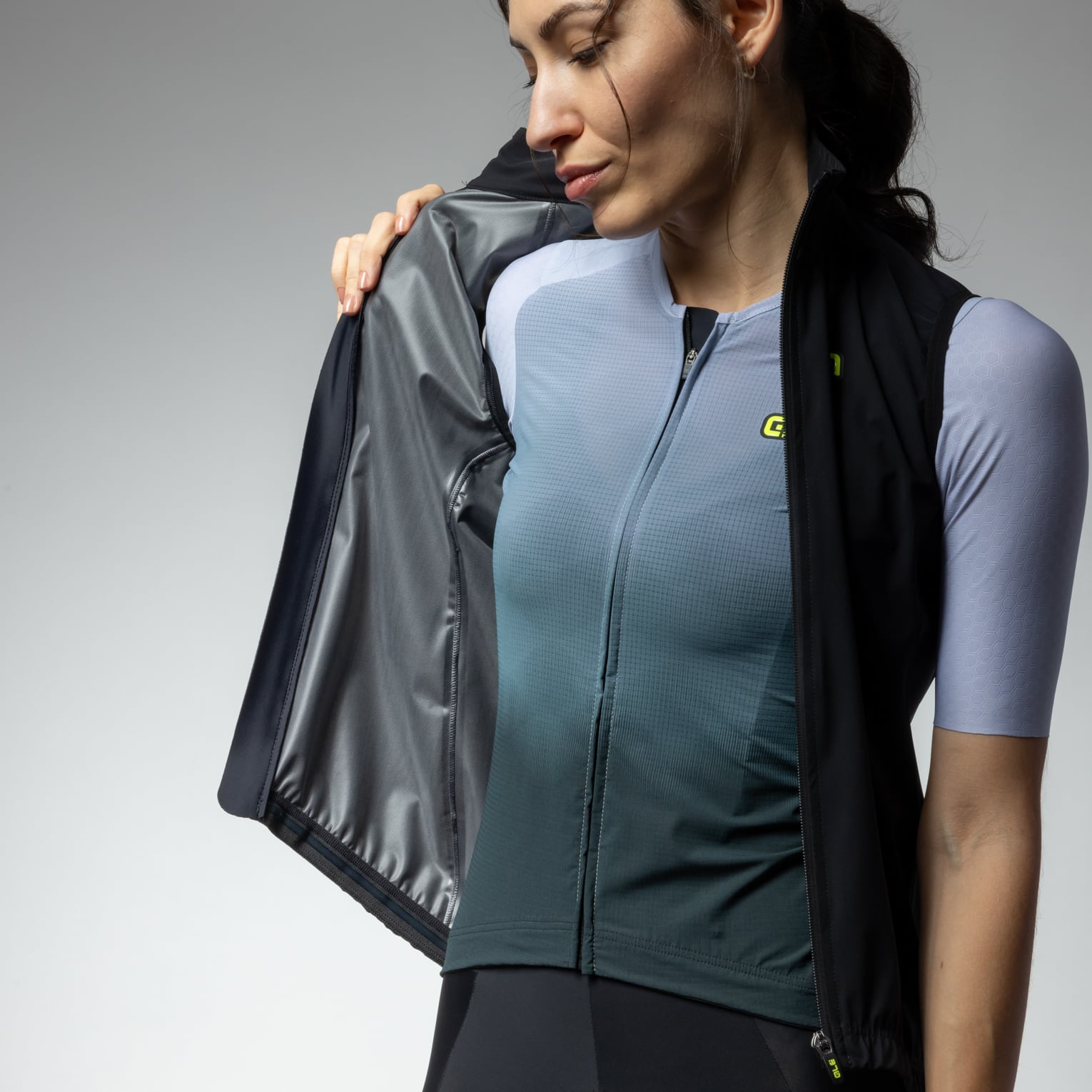 al-cycling-gilet-antipioggia-donna-racing-gilet-impermeabile-traspirante-slim-fi image 4
