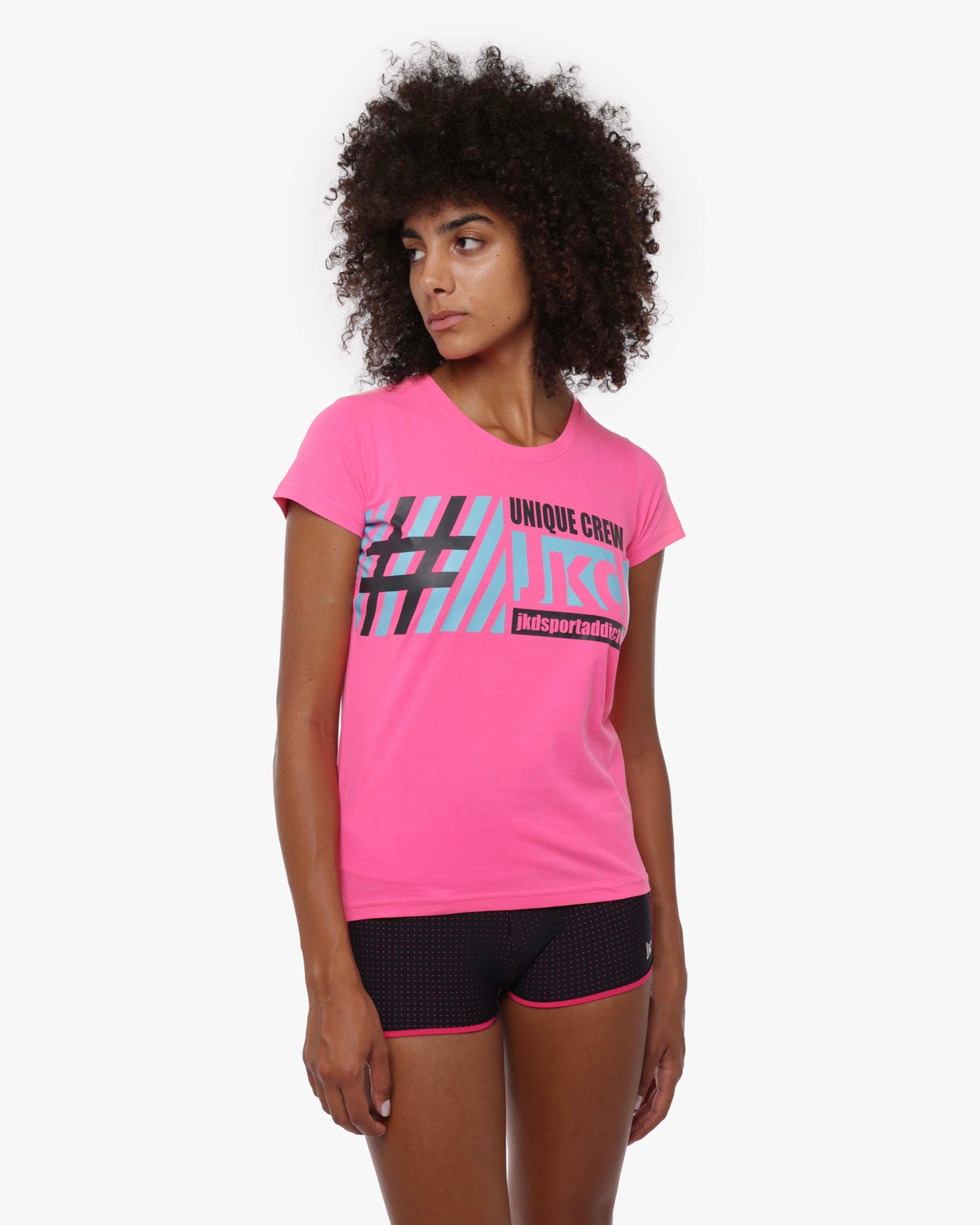 jaked-maglia-sideralis-donna-t-shirt-in-cotone-100-con-maxi-stampa-vestibilit-re image 2