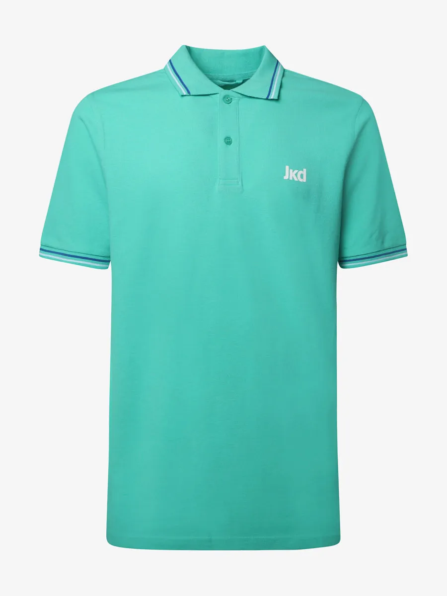 polo-uomo-jaked-logo-20-in-piquet-di-cotone-con-bottoni-vestibilit-regular image 1