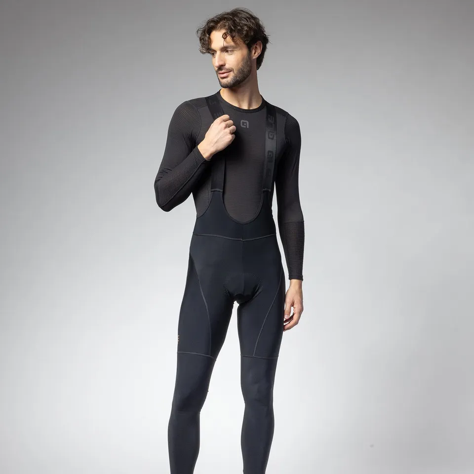 al-cycling-bibtights-man-t-black-salopette-invernale-special-edition-con-protezi image 1