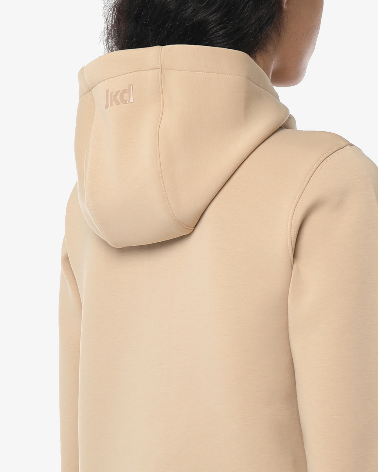 jaked-felpa-crop-full-zip-cappuccio-cargo-donna image 8