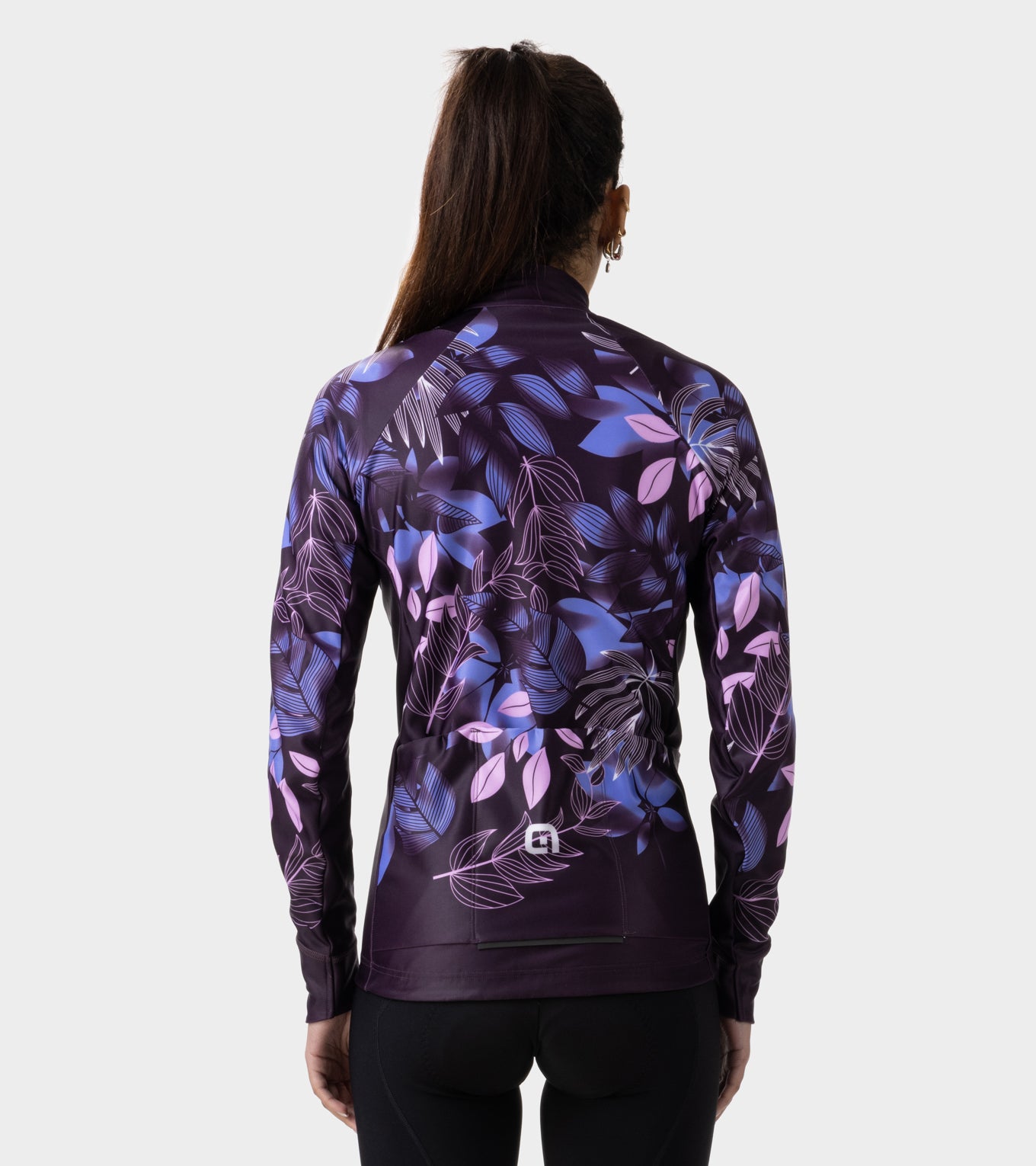 al-cycling-maglia-manica-lunga-donna-green-garden-jersey-termica-eco-friendly image 8
