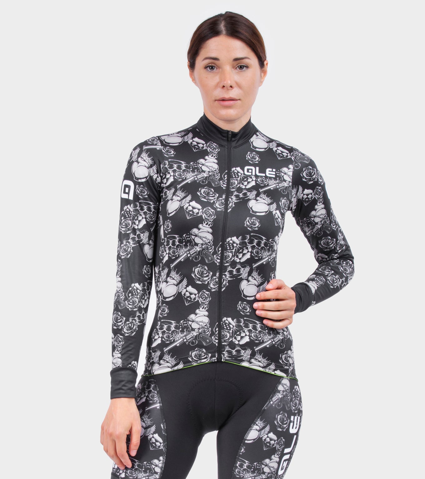 al-cycling-maglia-manica-lunga-donna-las-vegas-maglia-ciclismo-fit-ergonomico image 1