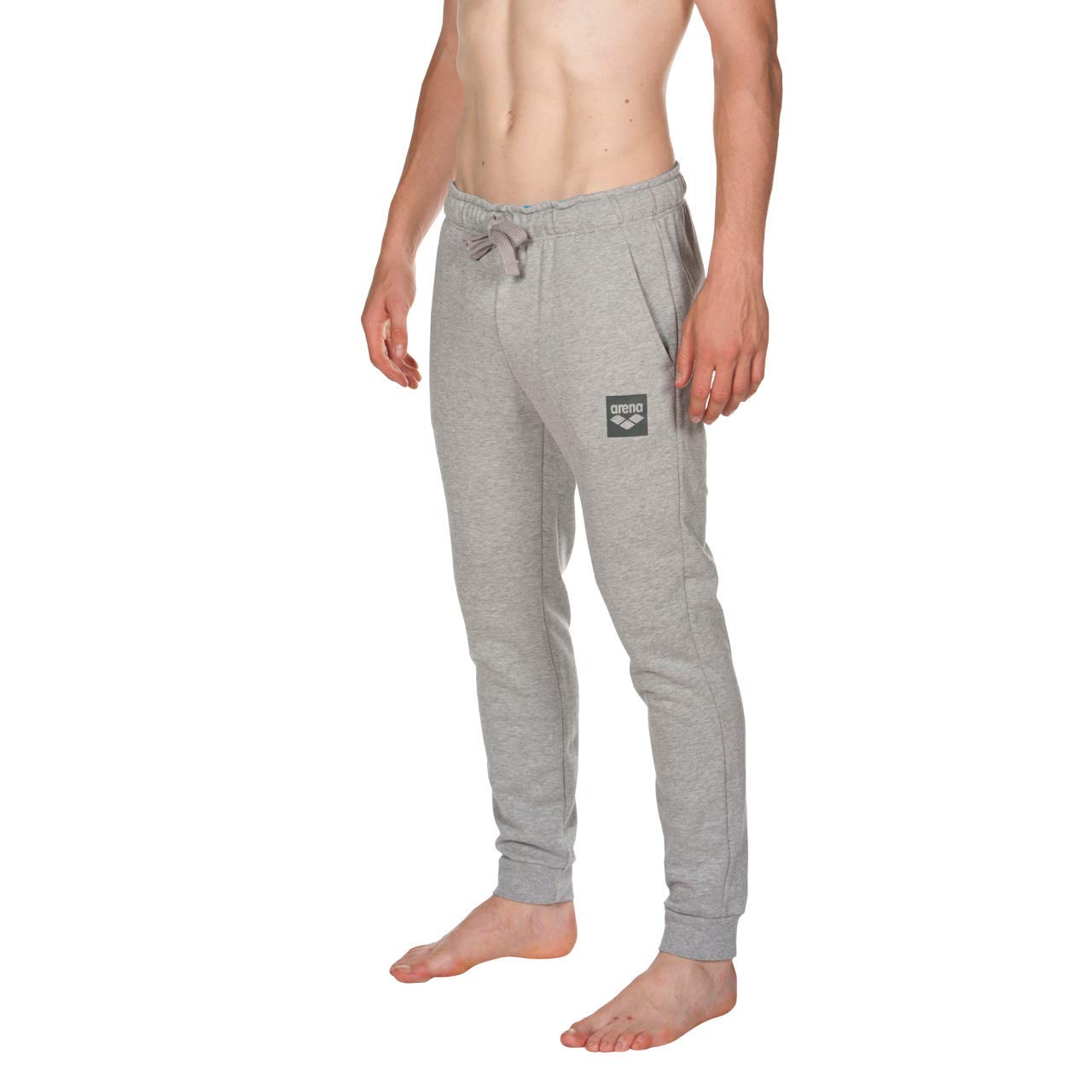 arena-m-essential-pant-pantaloni-jogger-uomo-grigio-medium-grey-melange image 2